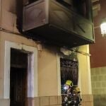 Imagen de archivo de un incendio en Alicante