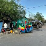 Vehículo militar en Alamata.