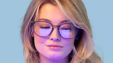 Gafas con cristales para evitar la luz de las pantallas