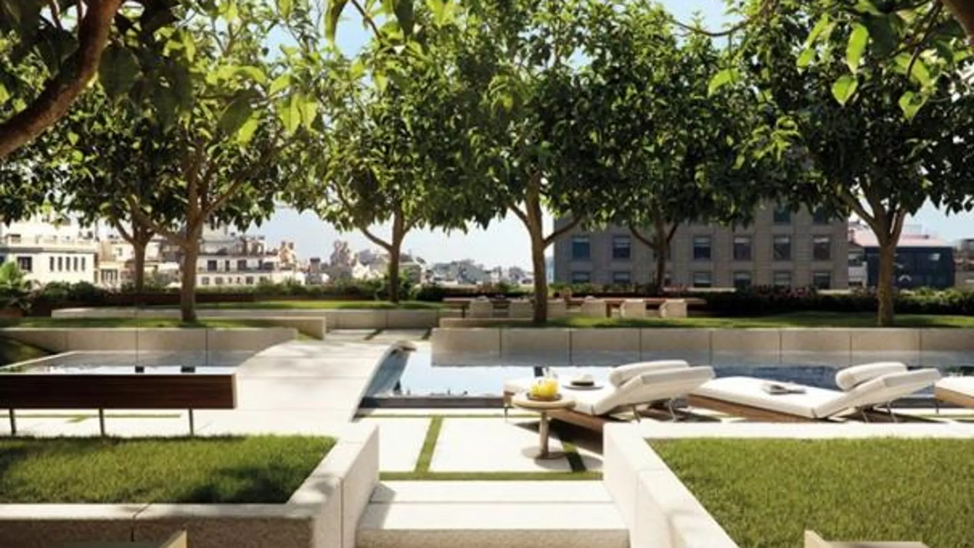 La terraza del ático