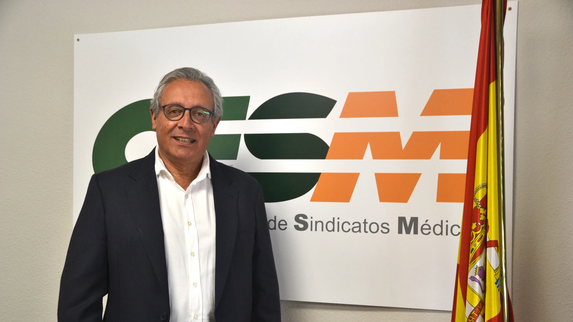 Tomás Toranzo Cepeda, presidente de la Confederación Estatal de Sindicatos Médicos (CESM)