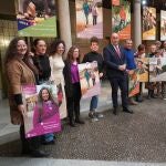 El presidente de la Diputación de Segovia, Miguel Ángel de Vicente, presenta la nueva campaña de la institución provincial con sus protagonistas