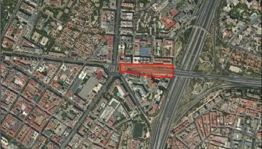 Plano del espacio en Conde de Casal