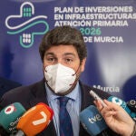 El presidente de la Comunidad de Murcia, Fernando López Miras