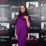 Ángela Molina con vestido de segunda mano.