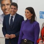 El presidente del PPCV, Carlos Mazón, junto a Ruth Merino