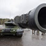 Un carro de combate Leopard 2 del ejército alemán