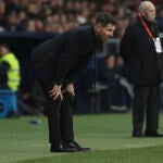 Diego Pablo Simeone, en el partido ante el Getafe en el Estadio Cívitas Metropolitano de Madrid