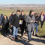 Tudanca y Patxi López varios pueblos de Palencia para conocer de primera mano la lucha contra la despoblación