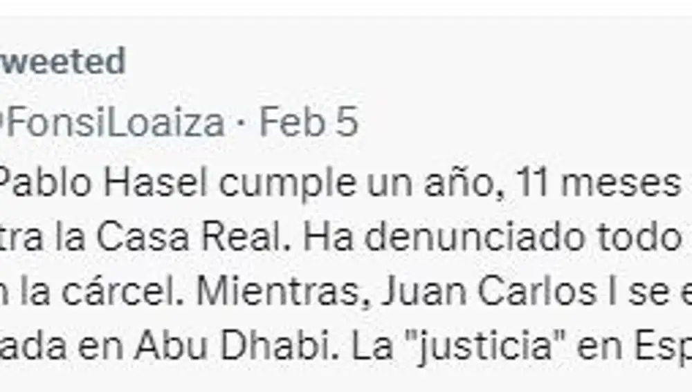 El polémico "retuit" de Sara Sálamo