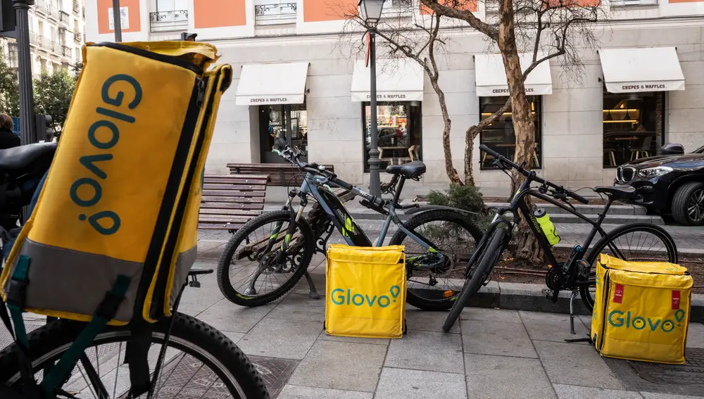 Repartidores de comida a domicilio de Glovo