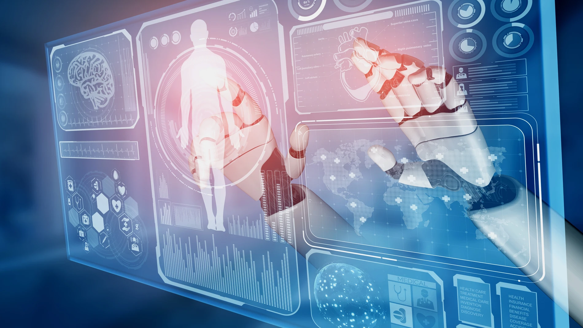 Robot de inteligencia artificial para medicina de 3D