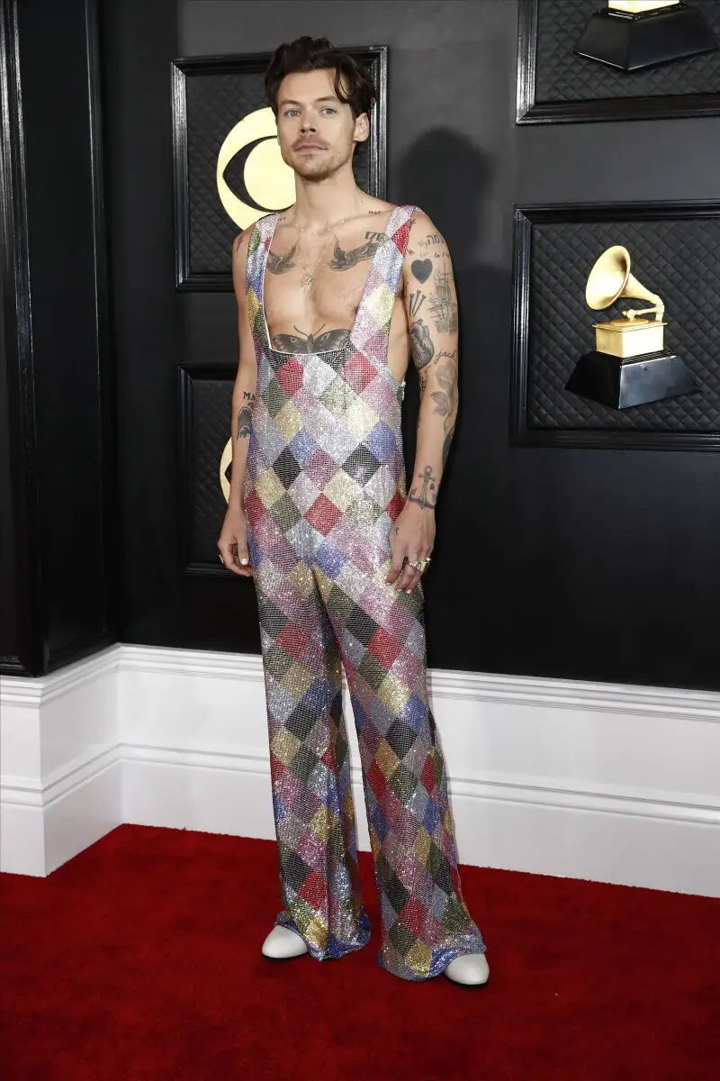 Harry Styles en los Grammy 2023.