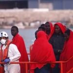 Personas rescatadas por Salvamento Marítimo 