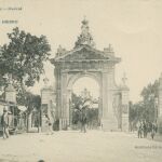 Puerta de Hierro en su antiguo emplazamiento