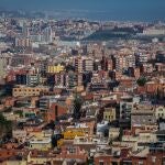 Panorámica de la ciudad de Barcelona, en Barcelona/Catalunya (España) a 30 de enero de 2020.
