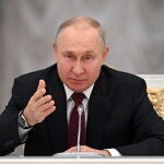 Russian President Vladimir Putin meets with the secretaries of the security councils of several countries on the Afghan problem