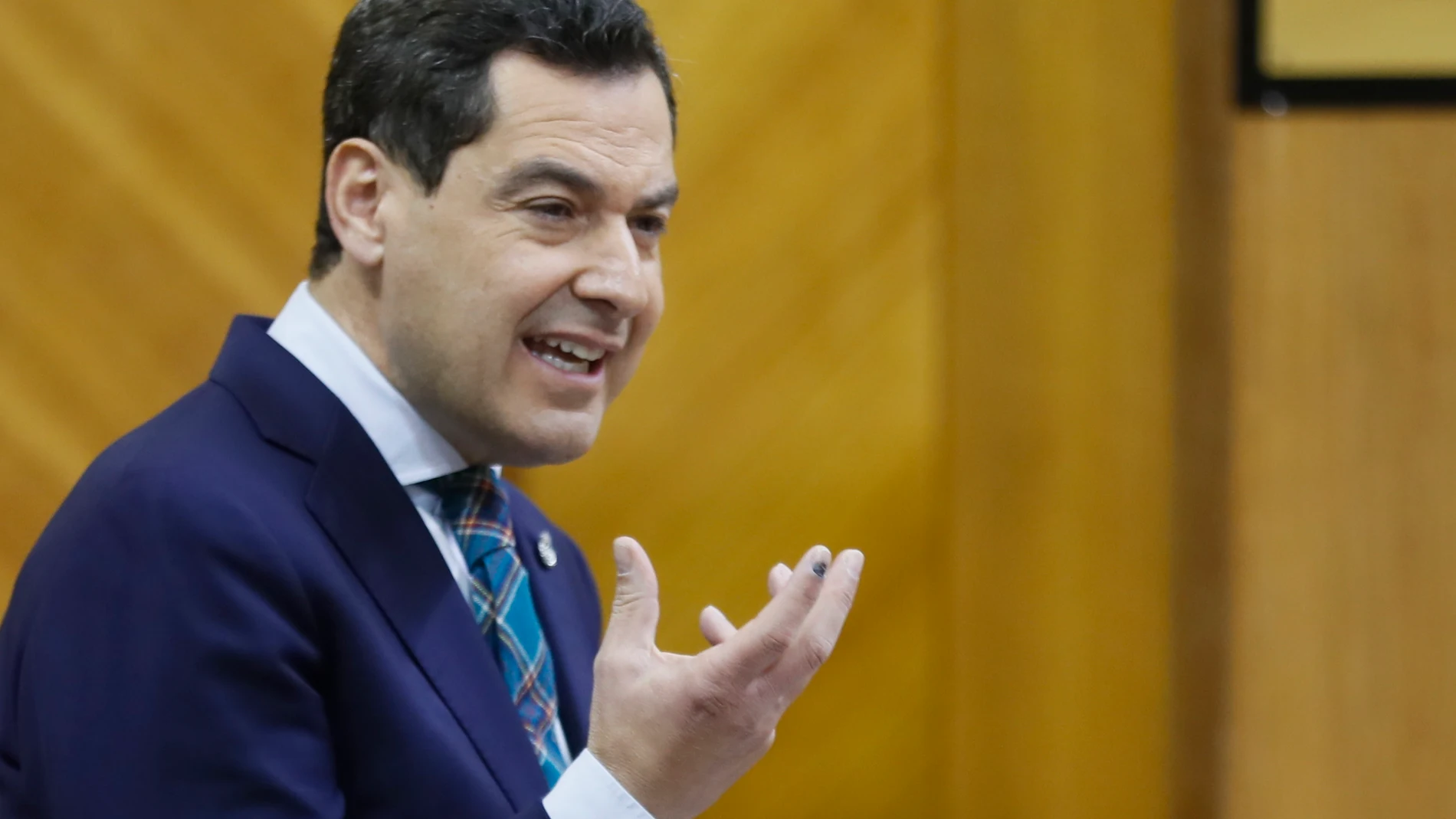 El presidente andaluz, Juanma Moreno