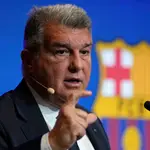 Joan Laporta, presidente del Fútbol Club Barcelona