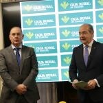 Nicanor Santos y Cipriano García presentan los datos de 2022 de Caja Rural de Zamora