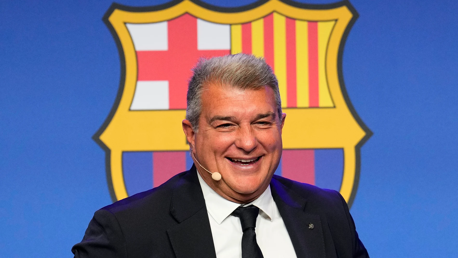 Joan Laporta, presidente del Fútbol Club Barcelona