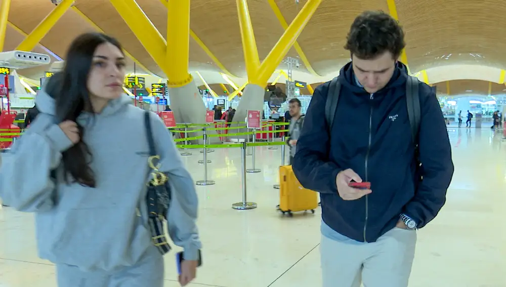 Froilán en el aeropuerto