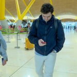 Froilán en el aeropuerto