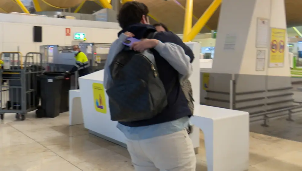 Froilán en el aeropuerto