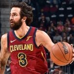 Ricky Rubio, en uno de sus últimos partidos con los Cavs la pasada temporada