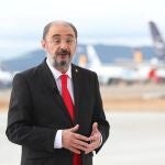 Javier Lambán recibe el alta tras cuatro días ingresado en el Hospital Miguel Servet de Zaragoza