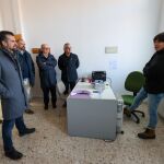 Tudanca durante su visita a la Unidad de Orientación Profesional (UOP) de El Barco de Ávila