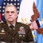 US Secretary of Defense Lloyd J. Austin III press conference in Brussels