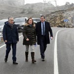 La consejera González Corral visita las obras en la provincia de Burgos