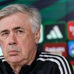 Rueda de prensa de Ancelotti en la víspera de su partido aplazado ante el Elche
