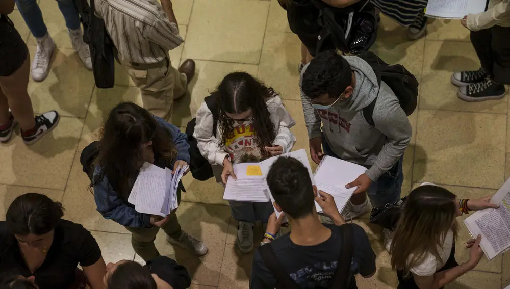 Prueba EBAU en la Universidad Complutense