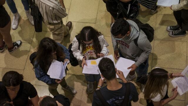 Prueba EBAU en la Universidad Complutense