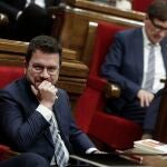 Pere Aragonès, en el Parlament 
