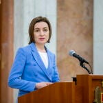 La presidenta de Moldavia, Maia Sandu