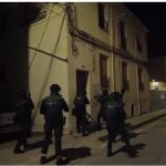 Un momento de la operación realizada por la Guardia Civil