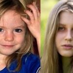Julia Faustyna (d), la joven polacade 21 años que asegura ser Madeleine McCann (i)