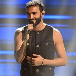 Marco Mengoni en su actuación en San Remo