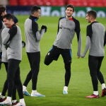 UEFA Europa League - FC Barcelona training session