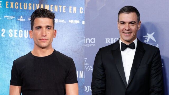 Jaime Lorente y Pedro Sánchez