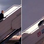 La caída de Biden se produjo cuando el presidente de EE UU debía regresar a Washington después de una visita de tres días a Kyiv