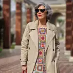 Carmen Gimeno con vestido de Zara.