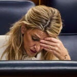 La vicepresidenta segunda Yolanda Díaz, en el Congreso