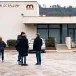 Entierro de la niña fallecida en Sallent 