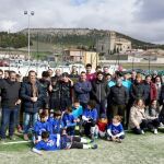 El presidente de la Diputación de Valladolid, Conrado Íscar, y el alcalde de Olivares de Duero, Tomás Andrés, nauguran las instalaciones deportivas de Olivares de Duero