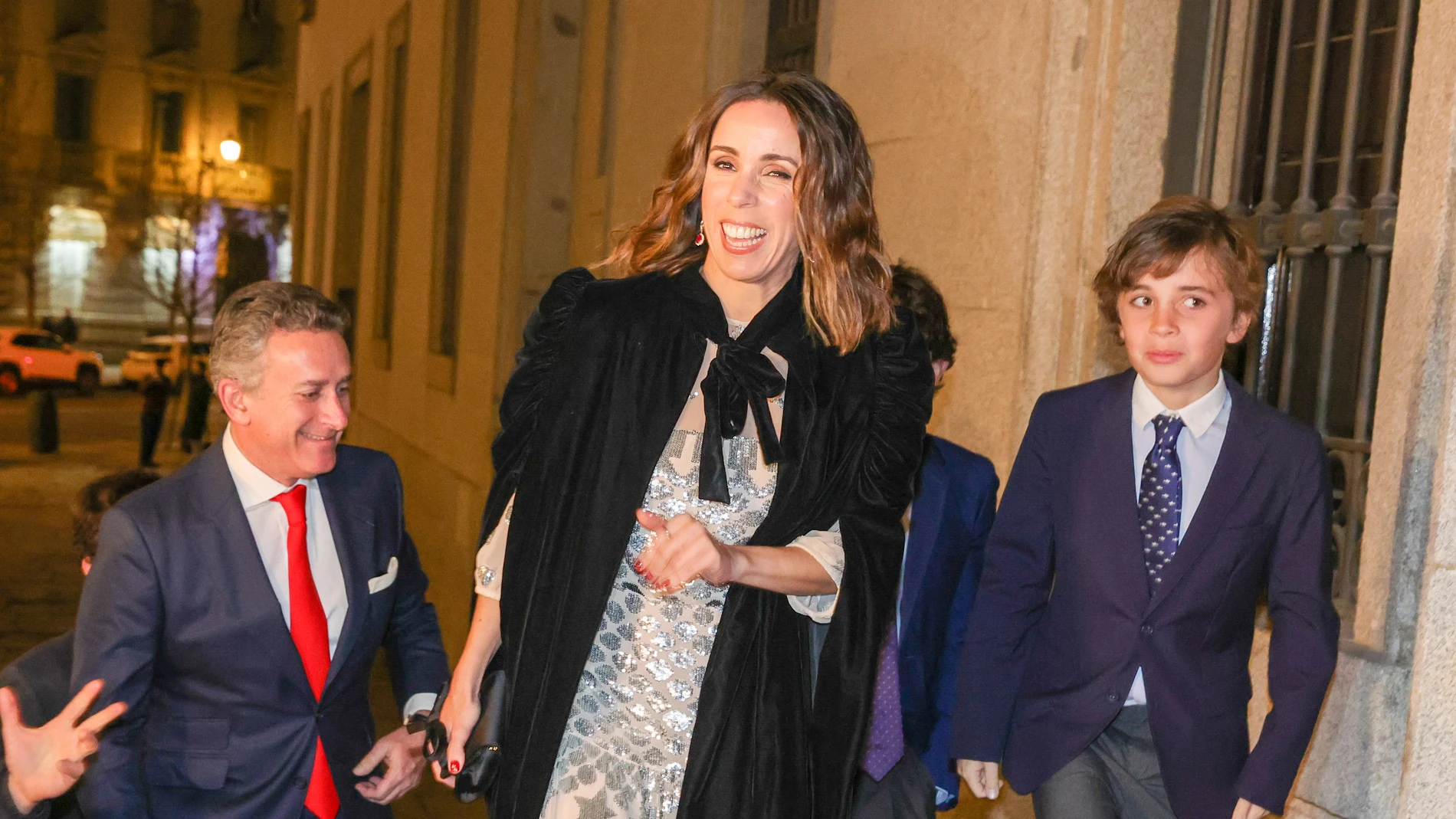 Ana Aznar en el cumpleaños de su padre.
