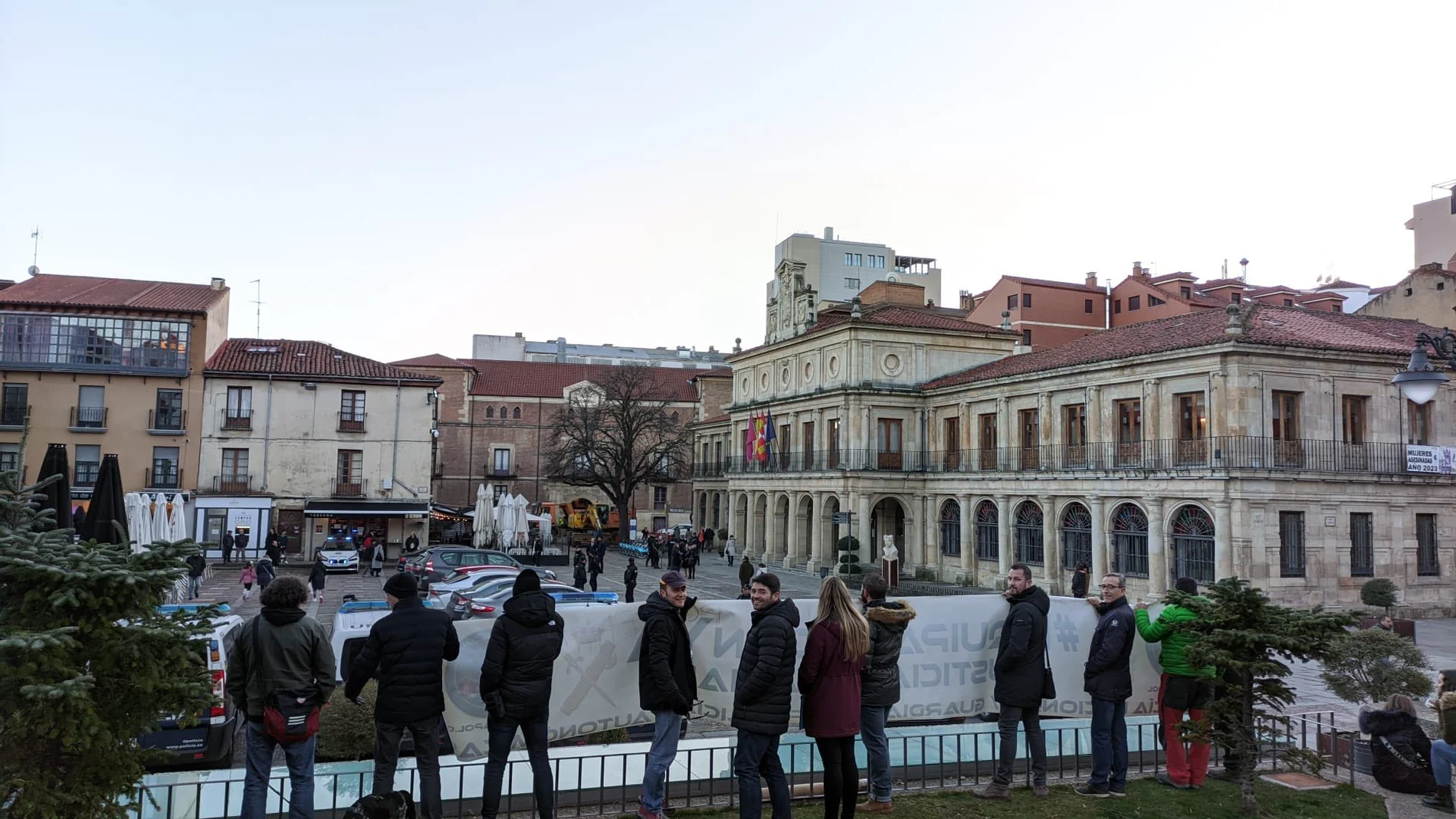 Última manifestación de representantes de Jusapol León